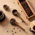 Bamboo Wooden Coffee Scoop for Jars Farmhouse Minimalist Food Jar Scoop