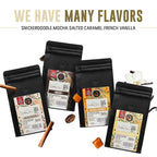 Inspired Coffee Co French Vanilla Flavored Cold Brew Coffee Coarse Ground Coffee Beans Medium Roast - Low Acid Coffee Smoother Taste - 100% Arabica - 12 oz. Resealable Bag