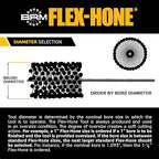 Brush Research BC138600 FLEX-HONE®, 1-3/8" (35mm) Diameter, 600 Grit, Silicon Carbide, for Mild Steel, Stainless Steel, Cast Iron and Softer Ferrous Materials