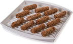 PrepSolutions Microwavable Bacon Grill, White – Nonstick, Easy-Clean Design, 1 Piece (Pack of 6)