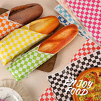 Fulmoon 1200 Sheets Waxed Deli Paper Sheets Sandwich Wrap 12 x 12 Inch Plaid Checkered Sandwich Liners, Food Basket Liner Deli Wrap Wax Paper for Wrapping Bread BBQ Picnic