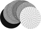 SHACOS 8 Inch Trivets for Hot Dishes 6 Pieces Heat-Resistant Trivet Set, Cotton Trivets Mats for Kitchen, Hot Pads for Countertops Table, Farmhouse Home Decor Essentials, Black