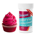 Bakerpan Fuchsia Pink Oil-Based Natural Food Coloring Powder for Baking - 30 g - Plant-Based, Dye-Free Coloring for Buttercream Frosting, Chocolate, Candy Color, Icing, Cakes
