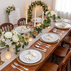 WDF 200 Pieces Silver Plastic Silverware Disposable - 50Guests Silverware Plastic Cutlery - Disposable Utensils Includes 100 Forks, 50 Spoons, 50 Knives Perfect for Christmas Wedding or Party