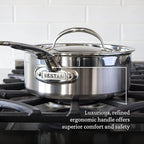 Hestan ProBond Forged TITUM - Professional Clad Stainless Steel, Nonstick, Frying Pan Set (8.5'' & 11''), Induction Compatible, Made without PFOAs