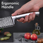 Knife Set, Astercook 15 Pieces Kitchen Knife Set with Built-in Sharpener, German Stainless Steel Knife Block Set, Razor-Sharp Knives with Full-tang Handle, Dishwasher Safe, Silver