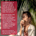 Vital Bloom Hibiscus Tea, 120 Tea Bags, 100% Natural Hibiscus Flowers, Caffein Free, Hot or Cold Brew Herbal Tea, Bleach Free Tea Bags, Non GMO (Free Bamboo Tongs included)