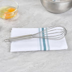 Restaurantware-German Standard 10.6 Inch French Whisk, 1 Dishwashable Kitchen Wire Whisk - Ergonomic Handle, Durable, Stainless Steel French Whip, For Blending, Stirring, Mixing Of Ingredients