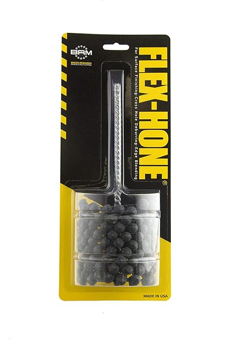 Brush Research BC23412 FLEX-HONE®, 2-3/4" (69.9mm) Diameter, 120 Grit, Silicon Carbide, For Mild Steel, Stainless Steel, Cast Iron and Softer Ferrous Materials