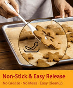200 Pcs Parchment Paper Sheets, 12x16.5 Inch Precut Non-Stick Unbleached Parchment for Baking, Cookie, Cooking and Bread, Fits Half Sheet Pans