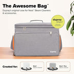 Dupray Neat Steam Cleaner with 18-Piece Kit – (Neat with the Awesome Bag) Powerful, chemical-free cleaning for floors, cars, tiles, grout, and more. *Kills 99.9% of Bacteria and Viruses