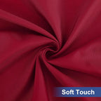 homing Rectangle Table Cloth Cover, Waterproof Polyester Elastic Fitted Tablecloth, Fits for 6 Foot Folding Tables, Washable Table Protector for Picnic, Camping, Outdoor (Wine Red, 30" x 72")