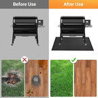 kanhiro Large 65 x 48 inches Under Grill Mat for Outdoor Grill, Indoor Fireplace/Fire Pit Mat, Double-Sided Fireproof Grill Pad, Oil-Proof Waterproof BBQ Protector for Decks and Patios