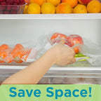 Home Logic Vacuum Bags for Food Sealer Rolls 3"x11" 20ft long rolls 3pk for Freezer and Sous Vide - Microwave Safe clear