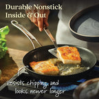 Anolon X Hybrid Nonstick Frying Pan/Skillet, 8.25 Inch, Dark Gray