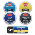 Community Coffee Variety Pack 54 Count Coffee Pods, Medium Dark Roast, Compatible with Keurig 2.0 K-Cup Brewers(Pack of 1)