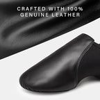 Stelle Jazz Shoes for Women Men Leather Upper Slip-on Dance Shoes Unisex
