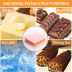 Silicone Ice Cube Molds Widely Use 2 Packs,Ice Cube Tray for Whiskey, Butter Mold,Freezer Molds for Soups and Sauces (Orange)