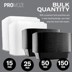 50-Pack Reusable Meal Prep Containers Microwave Safe Food Storage Containers with Lids, 28 oz - 1 Compartment Take Out Disposable Plastic Bento Lunch Box To Go, BPA Free - Dishwasher & Freezer Safe