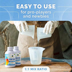 CRAFT RESIN 2 Gallon Crystal Clear Epoxy Resin Kit with Pumps - Food Safe & UV Resistant for DIY Art, Wood, Jewelry Making, Coasters, Molds Casting Resin Epoxy - Low Viscosity for Beginners & Pros