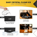 Crystal Clear Ice Ball Maker – 8 Large 2 Inch Spheres That Chill Without Diluting – Premium Hard Shell Ice Tray with Bonus Freezer Bag – Clear Ice Mold for Whiskey, Bourbon & Cocktails by CUBARO