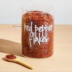 Talented Kitchen Glass Food Storage Containers with Lids - 4-Pack 17 oz Glass - Stackable Kitchen Jars for Pantry, Spice Jars & Coffee Containers for Countertop - Attached Spoons & 157 Labels