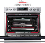 Last Confection 6 Cookie Baking Sheets 15" x 21" - Rimmed Aluminum Jelly Roll Trays - Three-Quarter Sheet Pans