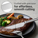 Essen Flatware Set for 6, 30-Piece Silverware Set, Premium 18/10 Stainless Steel Utensils with Mirror Finish, Modern Silverware for Daily Use, Hosting, or Housewarming Gifts
