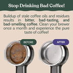 Roobi Espresso Machine Cleaning Tablets. Coffee Machine Cleaner Tabs. 100 Count Carbon Neutral Espresso Clean Pack.