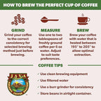 Low Acid Organic Coffee – Whole Bean, Mold-Free & Stomach Friendly by Java Planet, Guatemalan Single Origin Coffee, Medium Roast, Smooth Full Flavored, 5LB Bag