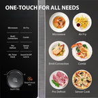 TOSHIBA Countertop Microwave Oven Air Fryer Combo, Inverter, Convection, Broil, Speedy Combi, Even Defrost, Humidity Sensor, Mute Function, 27 Auto Menus, 1.0 cu.ft, 1000W, Stainless Steel