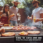 Soaoo 500 Pcs 3.5" Assorted Bamboo Wood Temperature Picks Steak Temperature Sticks Meat Doneness Steak Markers Bamboo Paddle Skewers Sticks for BBQ Barbecue Party Cocktail Fruit Grilling Roasting