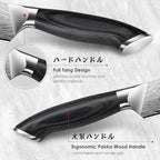SHAN ZU Brisket Knife in Powder Steel, 12 Inch Carving Knife for Meat Cutting, Turkey and BBQ, Slicing Knives with Ergonomic Pakkawood Handle, Ultra Sharp Meat Knives