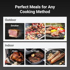 ThermoMaven Smart Bluetooth Wireless Meat Thermometer: Standalone Base, WiFi Unlimited Range, 6 Sensors with NIST Certified Accuracy, 4 Probes for Kitchen, BBQ, Grill, Oven, Smoker, Rotisserie