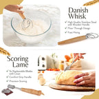 Banneton Bread Proofing Basket, Sourdough Bread Baking Supplies, Sourdough Kit, Bread Making Tools, Sourdough Banneton Basket, Sour Dough Kit, Sour Dough Tools