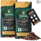 TheOne Kafé Guatemala Dark Roast Whole Bean Coffee – Organic, Single Origin, Premium Specialty Coffee and Ethically Sourced – Fresh Roasted for Espresso, Drip, Pour Over – 12 oz (Pack of 2)