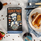 Bones Coffee Company French Toast, Sweet and Buttery Flavored Coffee, Medium Roast Low Acid Arabica Beans Compatible with Auto drip and French Press Coffee Maker, 12 Oz Ground