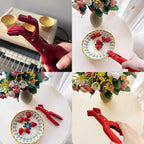 2PCS Anti-Scald Bowl Clip,For Kitchen, Hot Bowl Dish Plate Gripper Clips Tongs Clamp Holder, Kitchen Silicone Anti Slip Clip 2025 Upgraded Silicone Clip