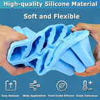 Silicone Popsicle Molds 12-cavity, DIY Ice Pop Mold for Kids Adult Teens, Ice Cream Molds for Party Yogurt Juice Smoothies Sticks