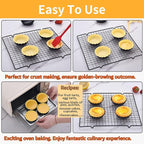 DATANYA 12Pack Mini Tart Pans Removable Botttom 3 Inch Tart Pan, Round Nonstick Carbon Steel Fluted Quiche Pie Tart Pan for Baking Pies, Quiches, Tartlets, Tart Shells, Cupcakes, Desserts