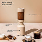 Beast Mighty 850 Plus | Premium Compact Personal Blender | Smoothies, Shakes, Dressings, Sauces | Blends Ice and Frozen Fruit | New XL Vessel | Extra Vessels, Lids and Straws | 850W (Sand)