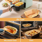 150 Pack 7.5 Inch Loaf Pan Liners, Non-Stick Cake Baking Sheets, Unbleached & Greaseproof Baking Paper for Cookies, Cupcakes, Bread