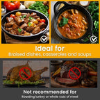 Electric Roaster Liners & Slow Cooker Liners, 2 Count 34 x 18 Inch Universal Fit for 16-22 Quart Roasters, Mess-Free Cooking, Disposable Oven Liners for Easy Cleanup, Cooking Bag