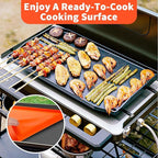 Karrong 36"" Silicone Griddle Cover for Blackstone, Large Grill Mat BBQ Grill for Blackstone Kitchen Cooking & Countertop Griddle Accessories, Protects Griddle from Rodents, Insects, Dirt