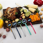 Pocket Pro 1-Second Instant Read Meat Thermometer, Rechargeable Digital Thermometer for Grilling, Food, BBQ, Kitchen Cooking, Oil Deep Frying & Candy (Nobility Blue)