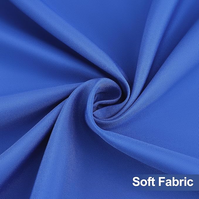 homing Rectangle Table Cloth Cover, Waterproof Polyester Elastic Fitted Tablecloth, Fits for 8 Foot Folding Tables, Washable Table Protector for Picnic, Camping, Outdoor (Blue, 36" x 96")