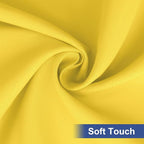 homing Rectangle Table Cloth Cover, Waterproof Polyester Elastic Fitted Tablecloth, Fits for 4 Foot Folding Tables, Washable Table Protector for Picnic, Camping, Outdoor (Yellow, 24" x 48")