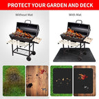 Large 65 x 48 inches Under Grill Mats for Outdoor Grill, Fireproof Mats for Under Reusable Oil-Proof Waterproof BBQ Pad for Deck Patio Grass Outdoor Indoor Grill Solo Stove Accessories