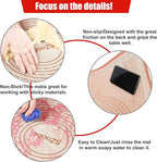 Silicone Pastry Mat 34''By 26'' Nonstick Baking Mats Extra Large Counter Mat for Dough Rolling, Pastry, Pie Crust, Fondant, Cookies, Bread, Pasta, Pizza Mat