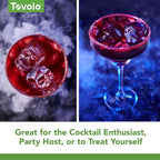 Tovolo Ice Cubes Mold Pack of 2 Large Craft Ice Molds for Whiskey Bourbon Cocktails, Easy Fill No Leak Silicone Ice Molds Gift for Him Stackable Dishwasher Safe BPA Free Heart Ice